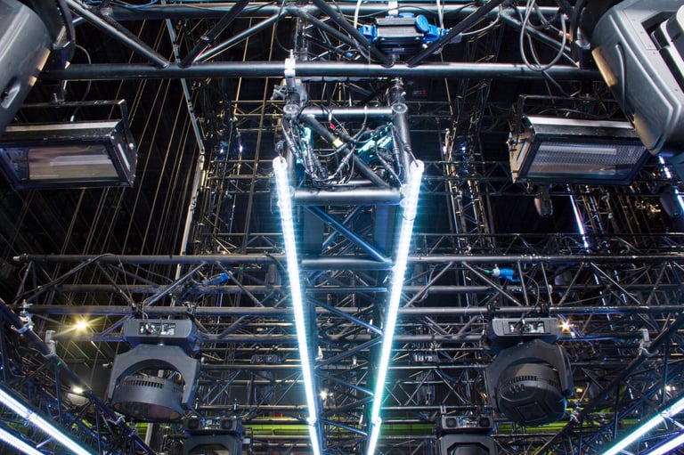 Concert stage lighting